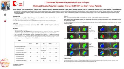 Conduction system pacing vs biventricular pacing vs optimized cardiac resynchronization therapy (LOT-CRT) for heart failure patients