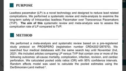 Intracardiac leadless pacemaker: long term safety over traditional pacemakers. a systematic review and meta-analysis