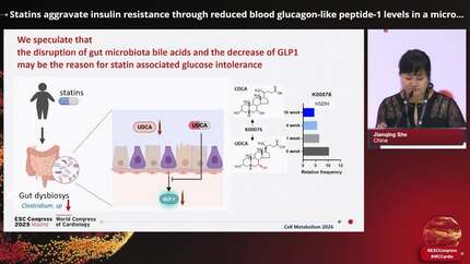 Statins aggravate insulin resistance through reduced blood glucagon-like peptide-1 levels in a microbiota-dependent manner in Chinese cohorts/patients 