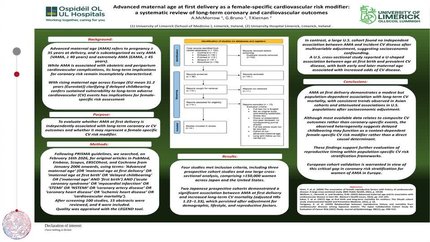 Advanced Maternal Age at First Delivery as a Female-Specific Cardiovascular Risk Modifier: A Systematic Review of Long-Term Coronary and Cardiovascular Outcomes