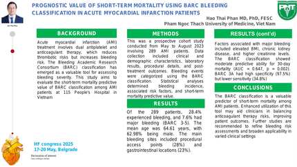 Prognostic value of short-term mortality using BARC bleeding classification in acute myocardial infarction patients