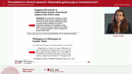 The patient in clinical research: disposable guinea pig or involved actor?
