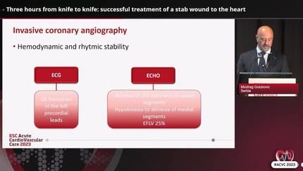 Three hours from knife to knife: successful treatment of a stab wound to the heart