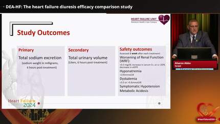 DEA-HF: The heart failure diuresis efficacy comparison study