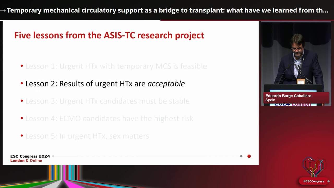 Temporary mechanical circulatory support as a bridge to transplant: what have we learned from the ASIS-TC registry?