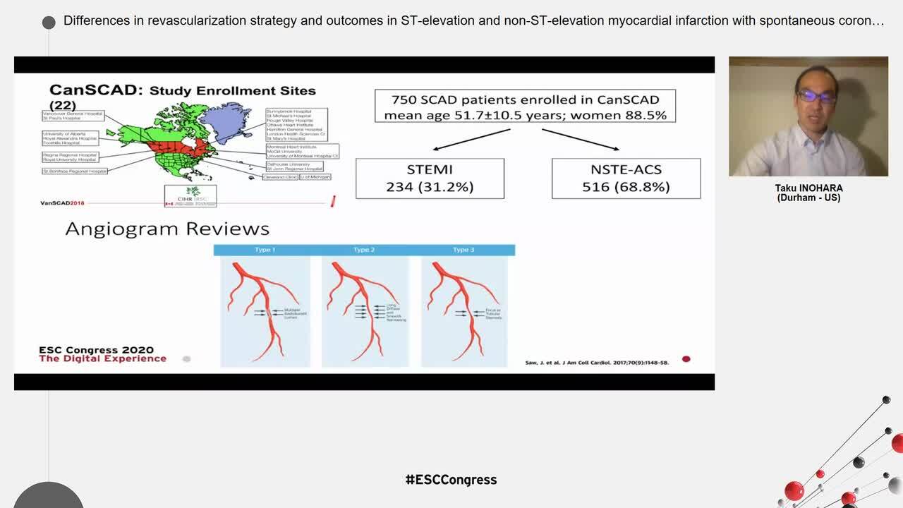 Differences in revascularization strategy and outcomes in ST-elevation and non-ST-elevation myocardial infarction with spontaneous coronary artery dissection