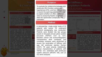 Right ventricular function and liver stiffness: a clinical study in severe tricuspid regurgitation patients