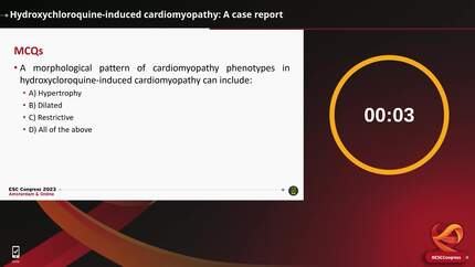 Hydroxychloroquine-induced cardiomyopathy: A case report