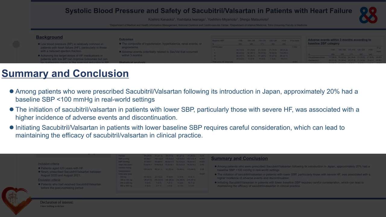 Systolic blood pressure and safety of sacubitril/valsartan in patients with heart failure