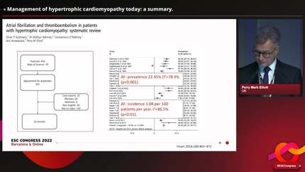 Management of hypertrophic cardiomyopathy