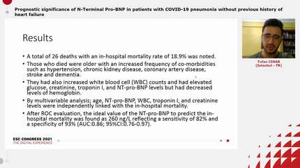 Prognostic significance of N-Terminal Pro-BNP in patients with COVID-19 pneumonia without previous history of heart failure   
