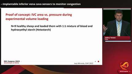 Implantable inferior vena cava sensors to monitor congestion