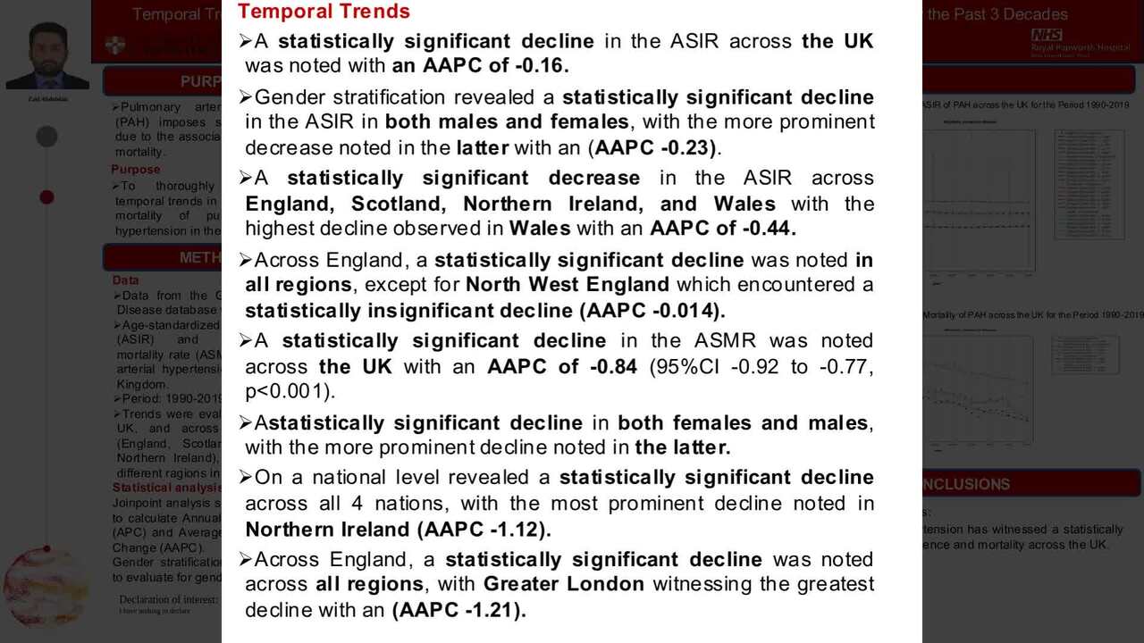 Temporal trends in the incidence and mortality of pulmonary arterial hypertension in  the United Kingdom over the past 3 decades