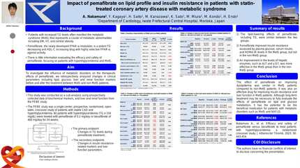 Impact of pemafibrate on lipid profile and insulin resistance in patients with statin-treated coronary artery disease with metabolic syndrome