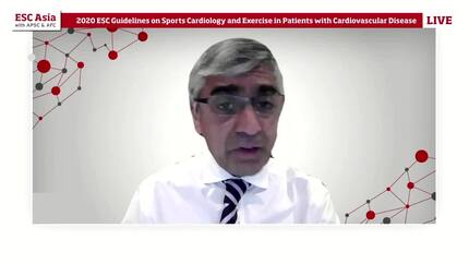 2020 ESC Guidelines on Sports Cardiology and Exercise in Patients with Cardiovascular Disease.