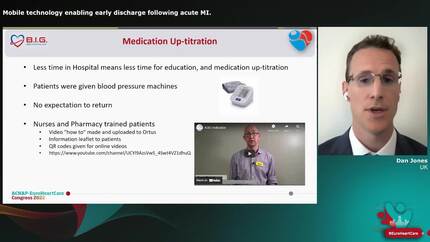 Mobile technology enabling early discharge following acute MI.