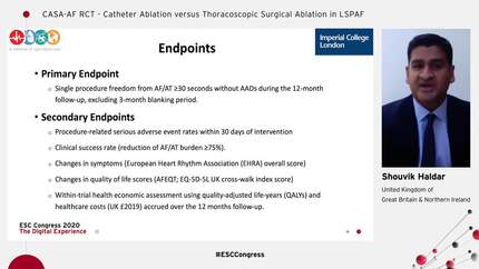 CASA-AF RCT - Catheter Ablation versus Thoracoscopic Surgical Ablation in LSPAF