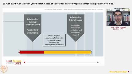 Can SARS-CoV-2 break your heart? A case of Takotsubo cardiomyopathy complicating severe Covid-19.