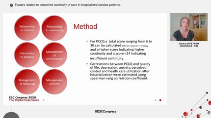 Factors related to perceived continuity of care in hospitalized cardiac patients.
