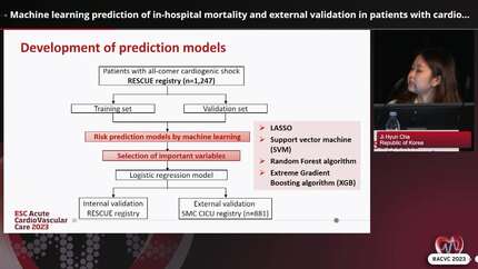 Machine learning prediction of in-hospital mortality and external validation in patients with cardiogenic shock: the RESCUE score