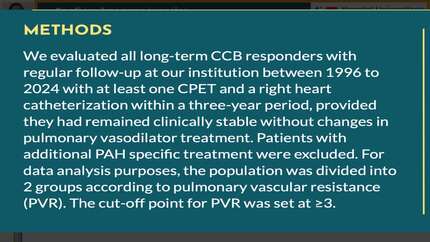 Cardiopulmonary exercise testing in long-term calcium channel blockers responders, does it normalize in the same way as pulmonary vascular resistance?