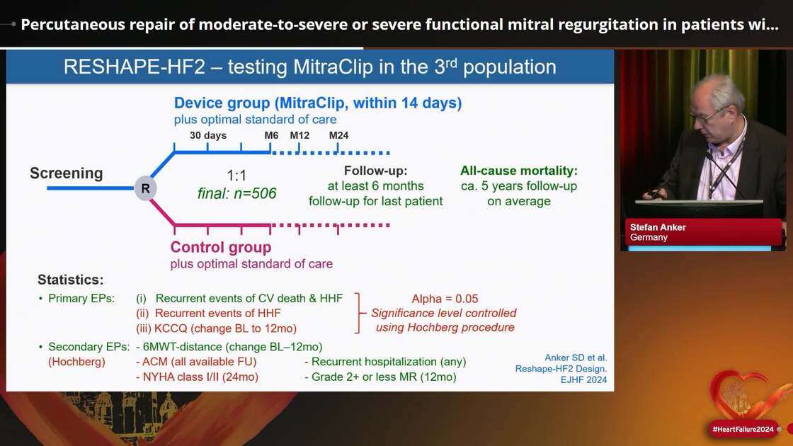 ESC 365 - Percutaneous repair of moderate-to-severe or severe ...