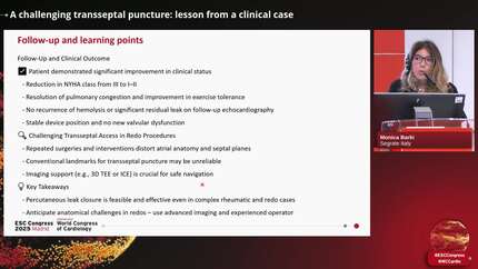 A challenging transseptal puncture: lesson from a clinical case