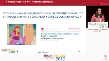 Clinical presentation vs. treatment strategies.