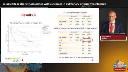 Soluble ST2 is strongly associated with outcomes in pulmonary arterial hypertension