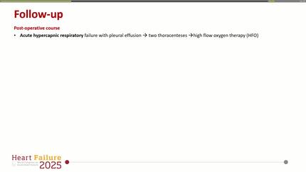 Chronic heart failure from a particular and rare case of multi-valvular disease.