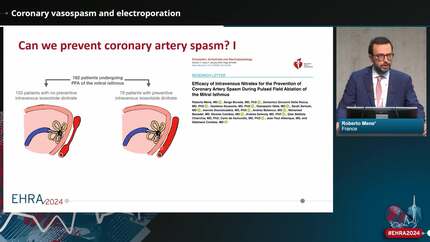 Coronary vasospasm and electroporation
