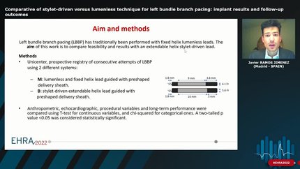 Comparative of stylet-driven versus lumenless technique for left bundle branch pacing: implant results and follow-up outcomes