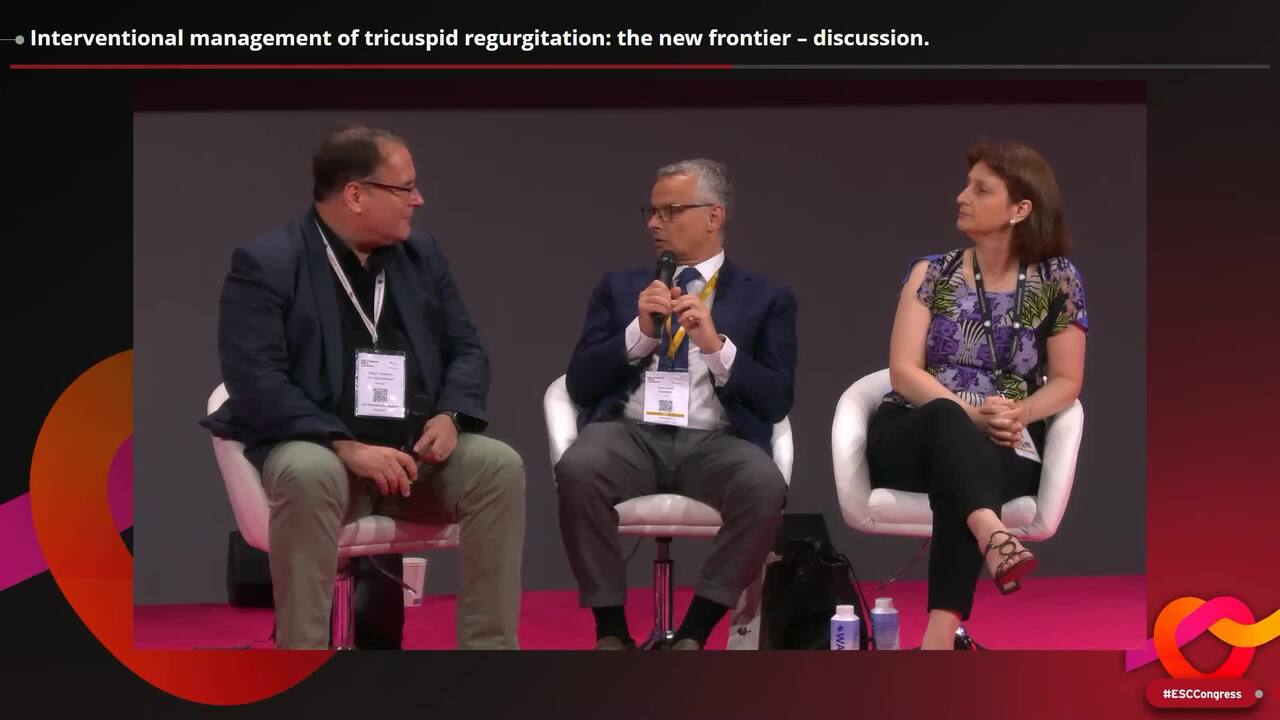 Interventional management of tricuspid regurgitation: the new frontier – discussion.
