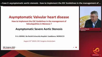 Focus on ESC Guideline recommendations in Morocco/western North Africa