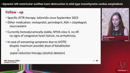 Dynamic left ventricular outflow tract obstruction in wild-type transthyretin cardiac amyloidosis