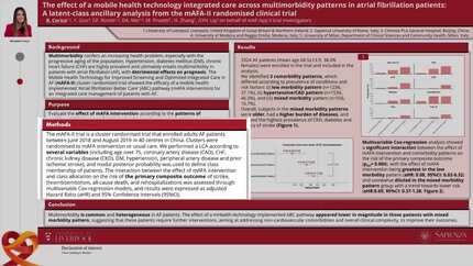The effect of a mobile health technology integrated care across multimorbidity patterns in atrial fibrillation patients: a latent-class ancillary analysis from the mAFA-II randomised clinical trial