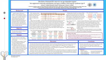 Mexiletine shortened QTc interval in an age-dependent manner but suppressed ventricular arrhythmias at all age in children with long QT syndrome type 8
