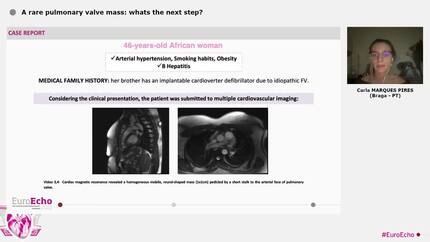 A rare pulmonary valve mass: whats the next step?