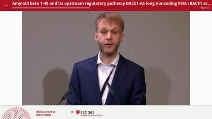 Amyloid beta 1-40 and its upstream regulatory pathway BACE1-AS long noncoding RNA /BACE1 are associated with presence and severity of human atherosclerotic disease