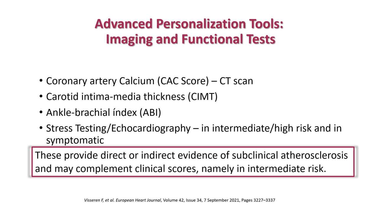 Personalising cardiovascular disease prevention: focusing on cardiovascular risk assessment