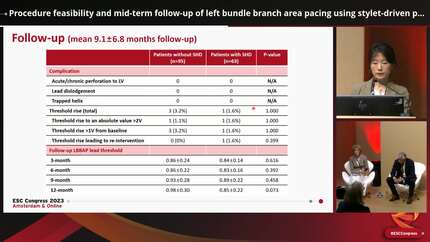 Procedure feasibility and mid-term follow-up of left bundle branch area pacing using stylet-driven pacing leads with a fixed-curve delivery sheath in patients with structural heart disease