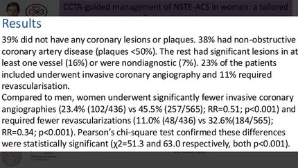 CCTA-guided management of NSTE-ACS in women: a tailored diagnostic strategy