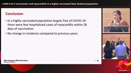 SARS-CoV-2 vaccination and myocarditis in a highly vaccinated New Zealand population