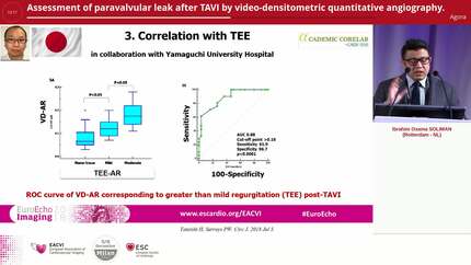 Assessment of paravalvular leak after TAVI by video-densitometric quantitative angiography.