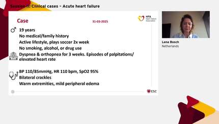 Session II: Clinical cases - Acute heart failure