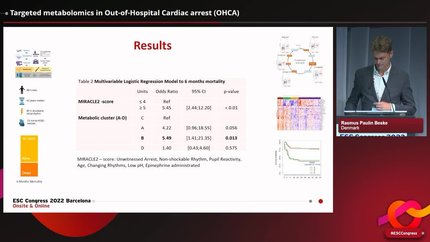 Targeted metabolomics in Out-of-Hospital Cardiac arrest (OHCA)