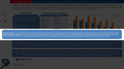 Long-term conduction outcomes after valve surgery: incidence and predictors of persistent AV block and high ventricular pacing burden