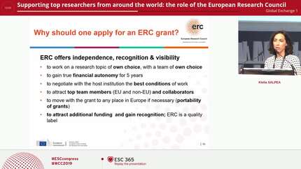 Supporting top researchers from around the world: the role of the European Research Council