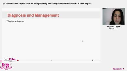 Ventricular septal rupture complicating acute myocardial infarction: a case report.