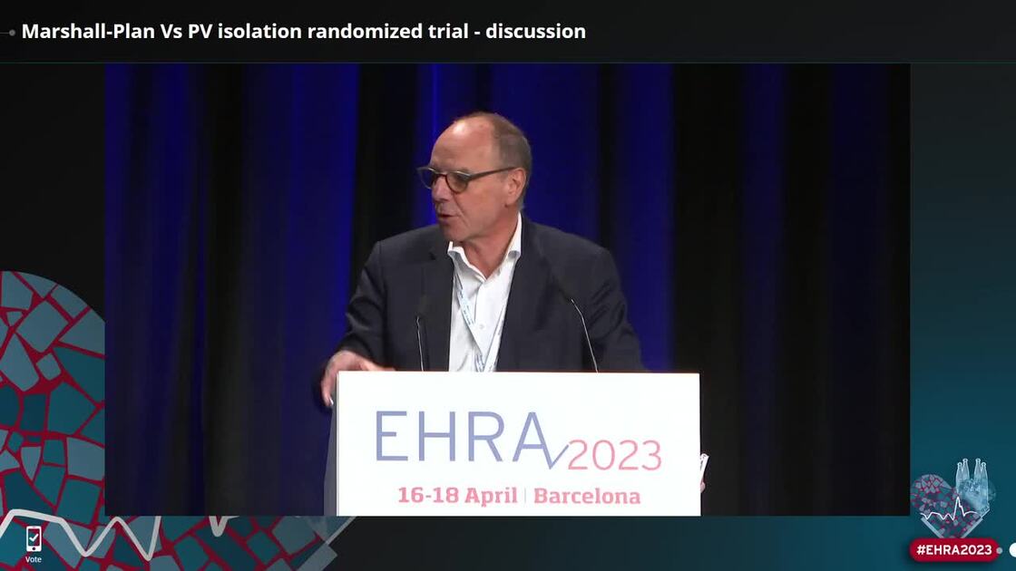 ESC 365 MarshallPlan Vs PV isolation randomized trial discussion